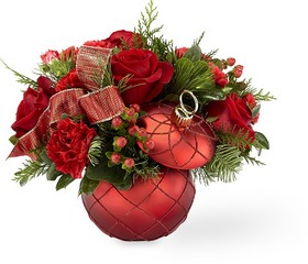 The  Christmas Magic Bouquet from Clifford's where roses are our specialty